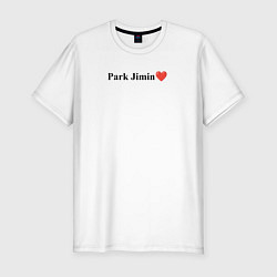 Футболка slim-fit BTS Park Jimin, цвет: белый