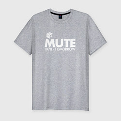 Футболка slim-fit Depeche Mode - Mute Records, цвет: меланж