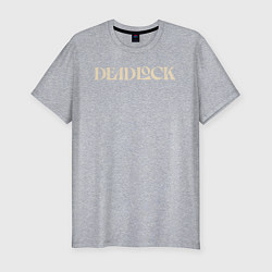 Футболка slim-fit Deadlock logotype, цвет: меланж