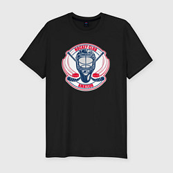 Футболка slim-fit Hockey club amateur, цвет: черный