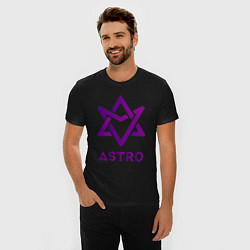 Футболка slim-fit Звезда Astro, цвет: черный — фото 2