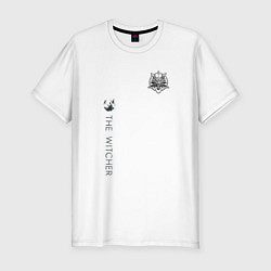 Футболка slim-fit The Witcher grey, цвет: белый