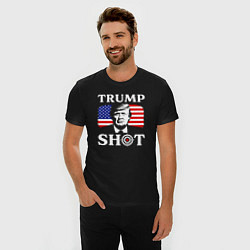 Футболка slim-fit Trump shot, цвет: черный — фото 2