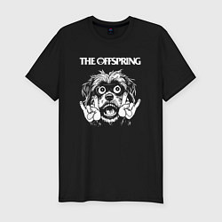 Мужская slim-футболка The Offspring rock dog