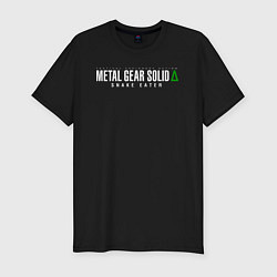 Футболка slim-fit Metal gear solid 3 Snake eater logo, цвет: черный