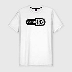 Футболка slim-fit Blink 182 rock band, цвет: белый