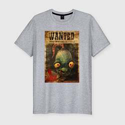 Мужская slim-футболка Oddworld - wanted