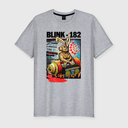 Футболка slim-fit Blink 182 band, цвет: меланж