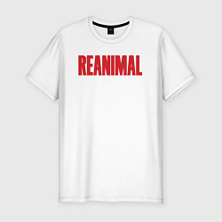 Мужская slim-футболка Reanimal logo