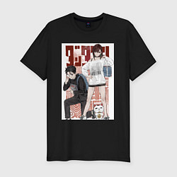 Футболка slim-fit Такакура Момо Аясэ, цвет: черный