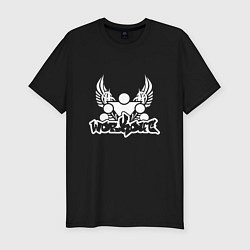 Футболка slim-fit Street Workout W5 Крылья, цвет: черный
