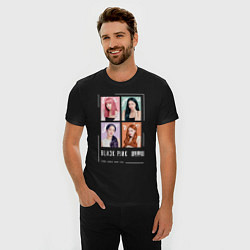 Футболка slim-fit Blackpink 4 colors, цвет: черный — фото 2
