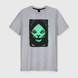 Футболка slim-fit Ужасные существа и страшные монстры, цвет: меланж