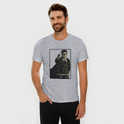 Футболка slim-fit Что в коробке Brad Pitt, цвет: меланж — фото 2