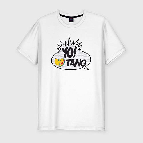 Мужская slim-футболка Yo Wu-Tang / Белый – фото 1