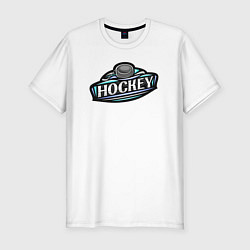Футболка slim-fit Hockey sport, цвет: белый