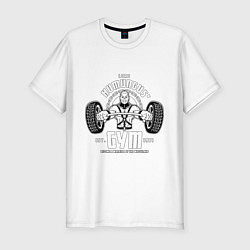 Футболка slim-fit Lord humungus - gym workout, цвет: белый