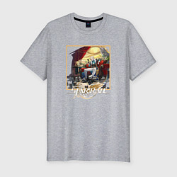 Футболка slim-fit Авантюрин, цвет: меланж