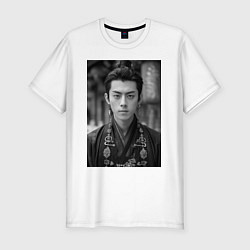 Мужская slim-футболка Dylan Wang актер