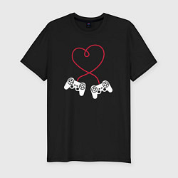 Футболка slim-fit Lover gamer, цвет: черный