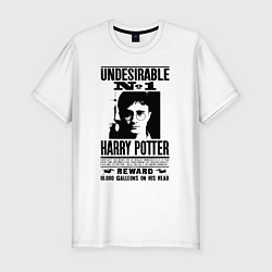 Футболка slim-fit Harry Potter - wanted, цвет: белый
