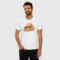 Футболка slim-fit Hollywood Los Angeles, цвет: белый — фото 2