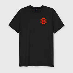 Футболка slim-fit Символ богини Мары, цвет: черный