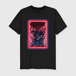 Футболка slim-fit Stranger Things - Eddie Munson, цвет: черный