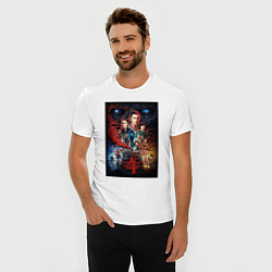 Футболка slim-fit Stranger Things 4, цвет: белый — фото 2