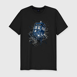 Футболка slim-fit Magic tardis, цвет: черный