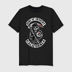 Футболка slim-fit Sons of anarchy - logo, цвет: черный