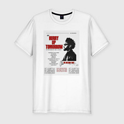 Футболка slim-fit The weeknd постер, цвет: белый