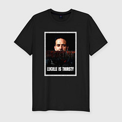 Футболка slim-fit Lucille is thirsty, цвет: черный