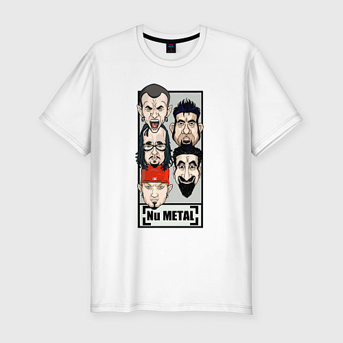 Мужская slim-футболка Ego / Белый – фото 1