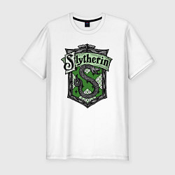 Футболка slim-fit Slytherin emblem, цвет: белый