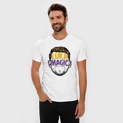Футболка slim-fit Luka magic face, цвет: белый — фото 2