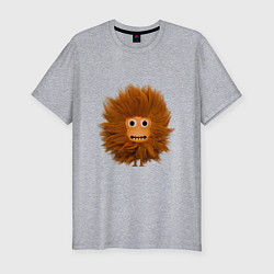 Футболка slim-fit Funny cartoon monster, цвет: меланж