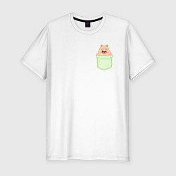 Мужская slim-футболка Han quokka in pocket