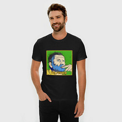 Футболка slim-fit Volfovich ART, цвет: черный — фото 2