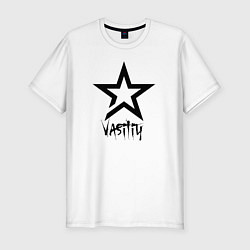 Футболка slim-fit Vasiliy - star, цвет: белый