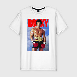 Футболка slim-fit Rocky - Stallone, цвет: белый