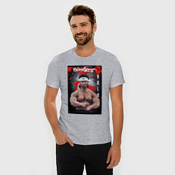 Футболка slim-fit Blood sport - Bolo Yeung, цвет: меланж — фото 2
