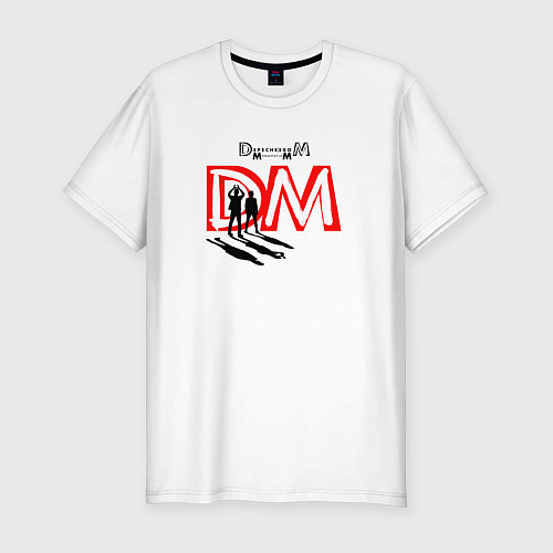 Мужская slim-футболка Depeche Mode - Memento Mori Fletch rip / Белый – фото 1