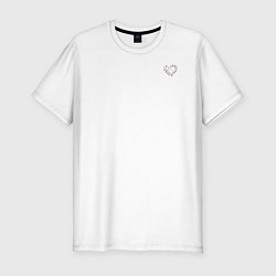 Футболка slim-fit Sancta sanctorum, цвет: белый