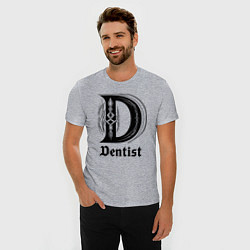 Футболка slim-fit D - dentist, цвет: меланж — фото 2