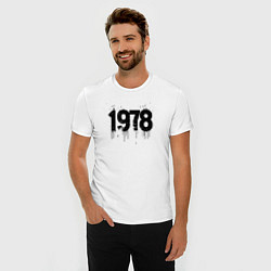 Футболка slim-fit 1978 год в стиле граффити, цвет: белый — фото 2