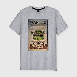 Футболка slim-fit Разыскивается огр, цвет: меланж