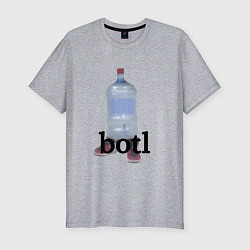 Футболка slim-fit Botl Meme, цвет: меланж