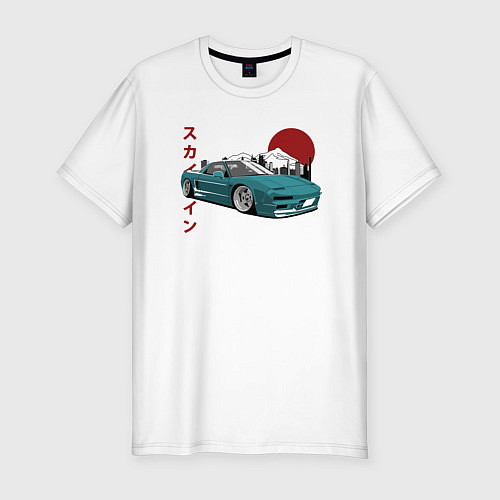 Мужская slim-футболка Toyota MR2 / Белый – фото 1