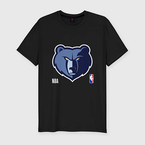 Мужская slim-футболка Memphis Grizzlies - basketball / Черный – фото 1